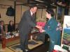 代表幹事の宮田さんから花束贈呈